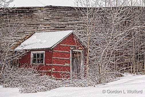 Old Red Shed_33780.jpg - Photographed near Eastons Corners, Ontario, Canada.